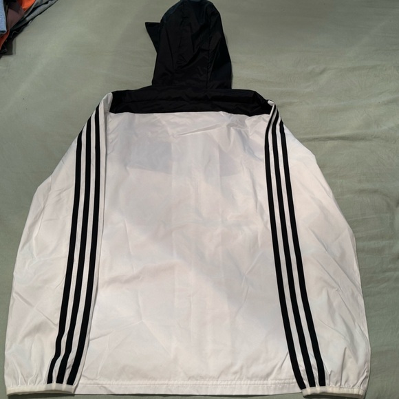 Adidas Women’s Black/White Windbreaker, Size Small - Picture 7 of 7